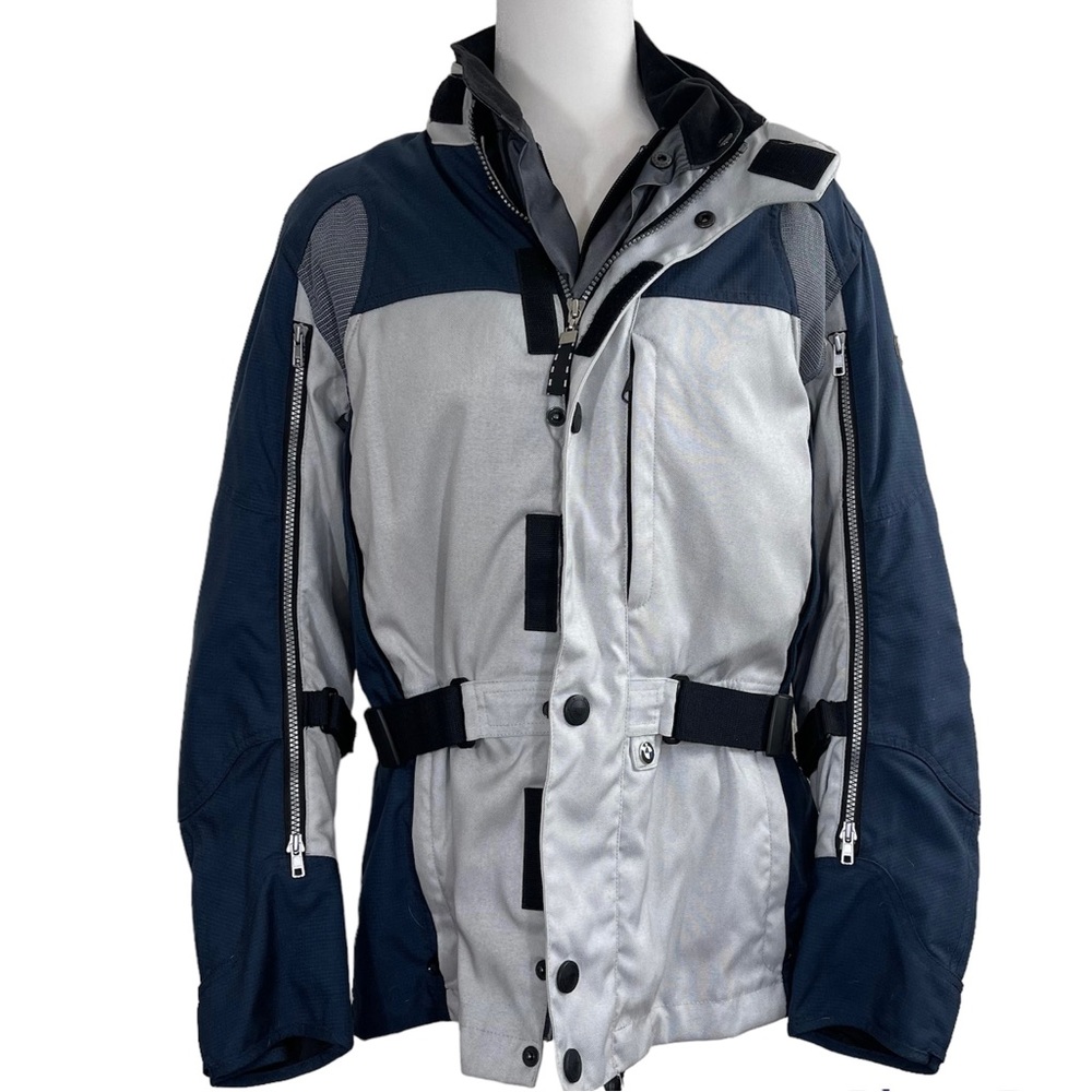 BMW Motorrad Commuter 3 Unisex Blue & Gray Motorcycle Touring Riding Jac…